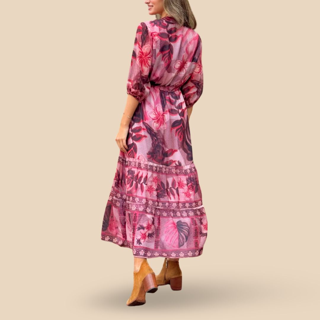 Vestido Coral Antera