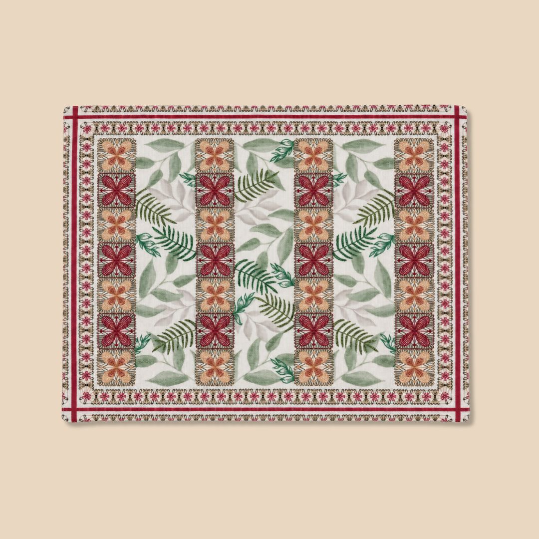 Set Individual Relieve Ñanduti
