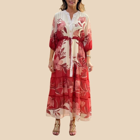 Vestido Coral Luz de Temporada