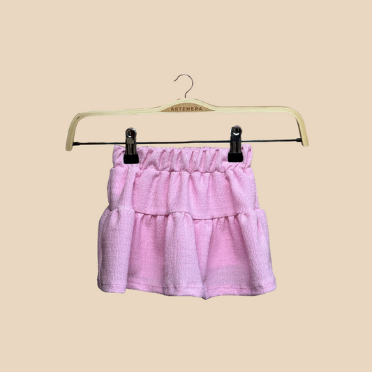 Short Pollera Flor Rosa