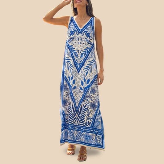 Vestido Josefina Horizonte Claro