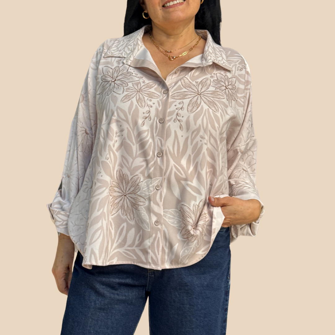 Camisa Patricia Flor de Filigrana