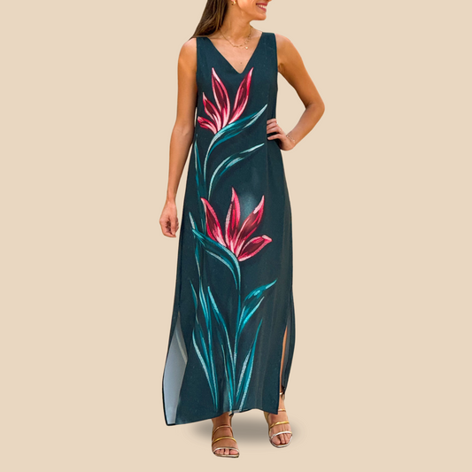 Vestido Josefina Turquesa
