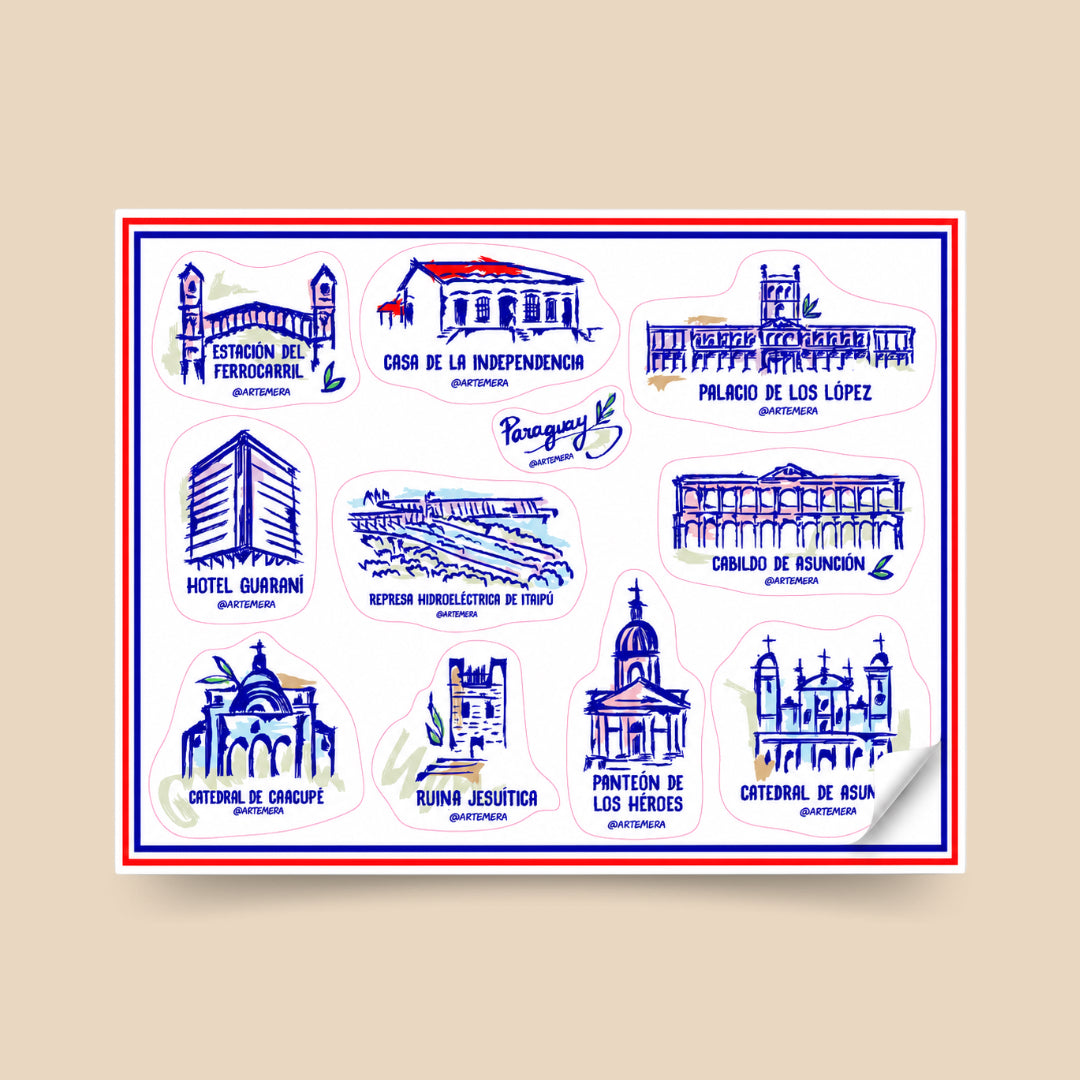 Stickers Postal Paraguaya