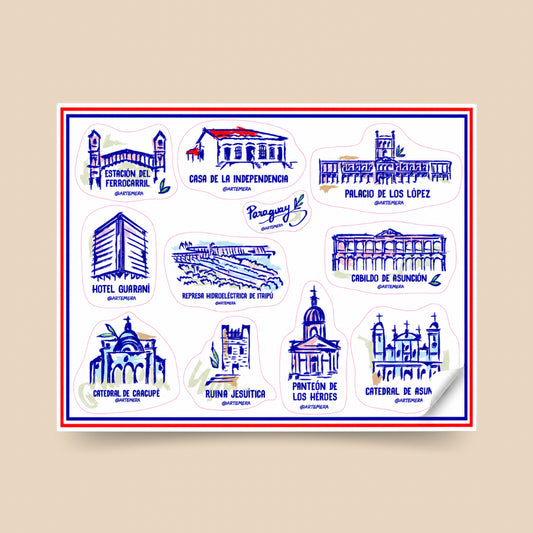 Stickers Postal Paraguaya