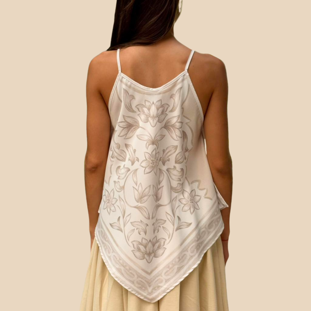 Blusa Rombo Brillo Dorado