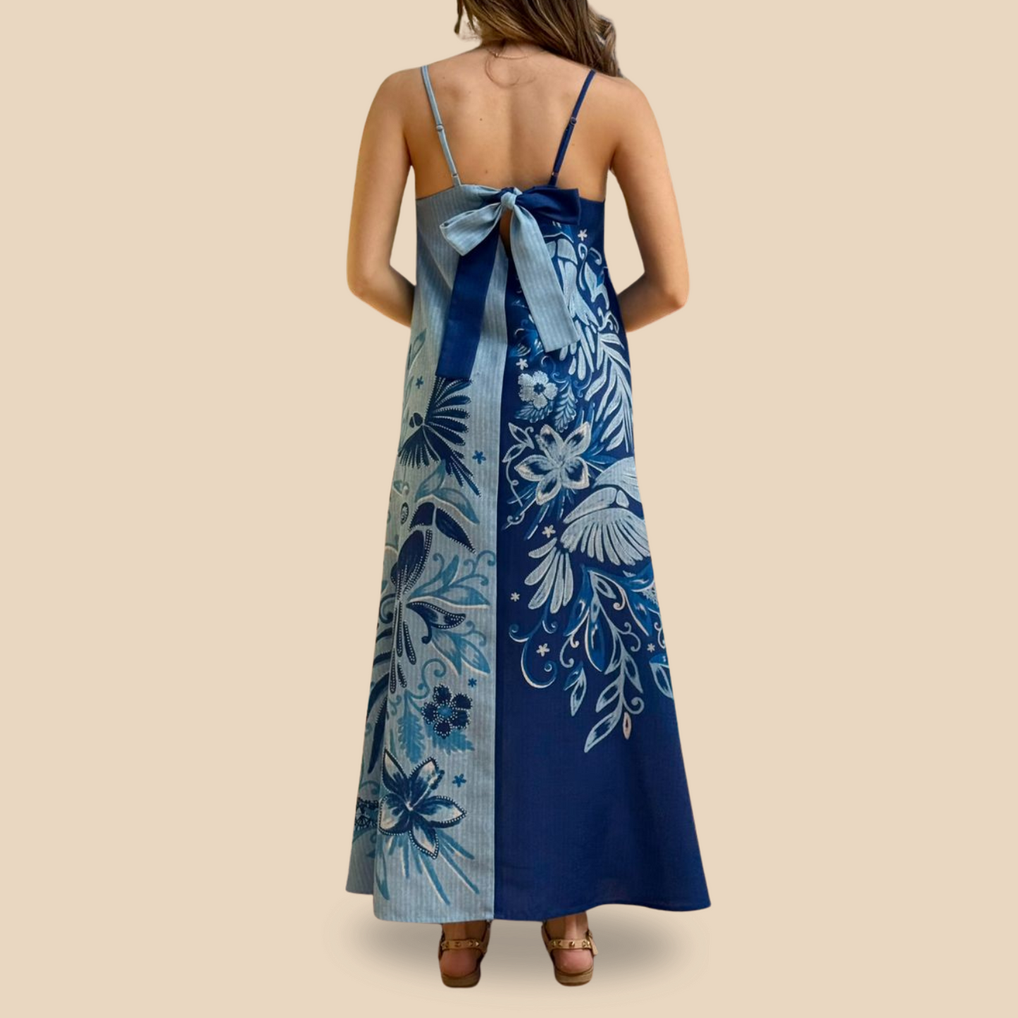 Vestido Violeta Vuelo Marino