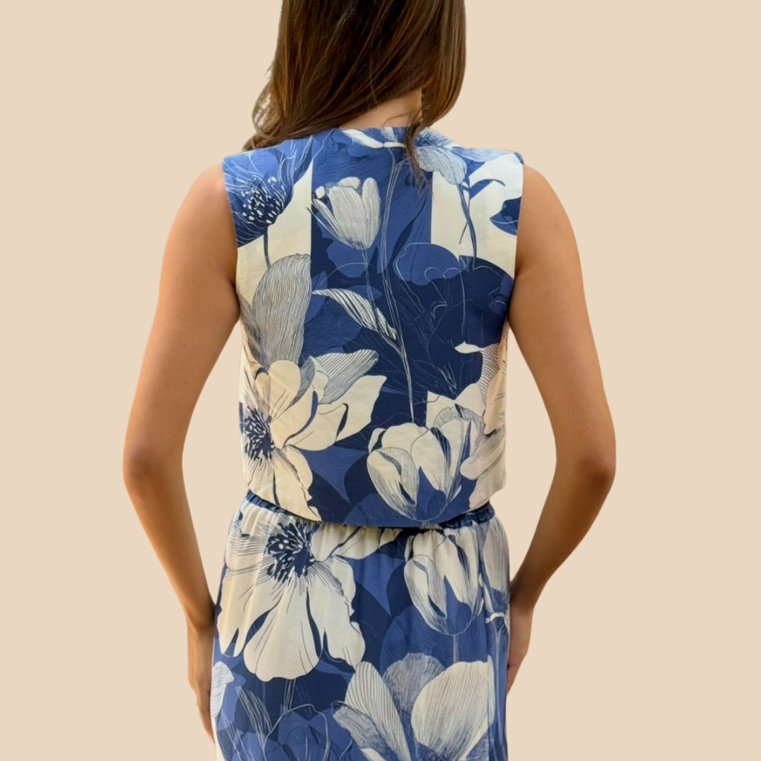 Chaleco Juana Brisa Indigo