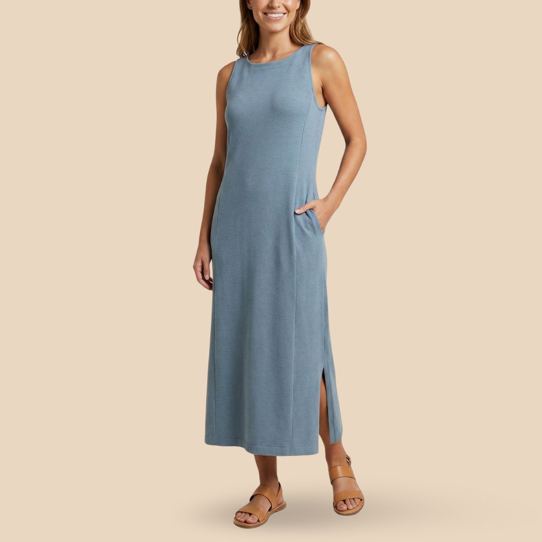 Vestido Amalia Azulino