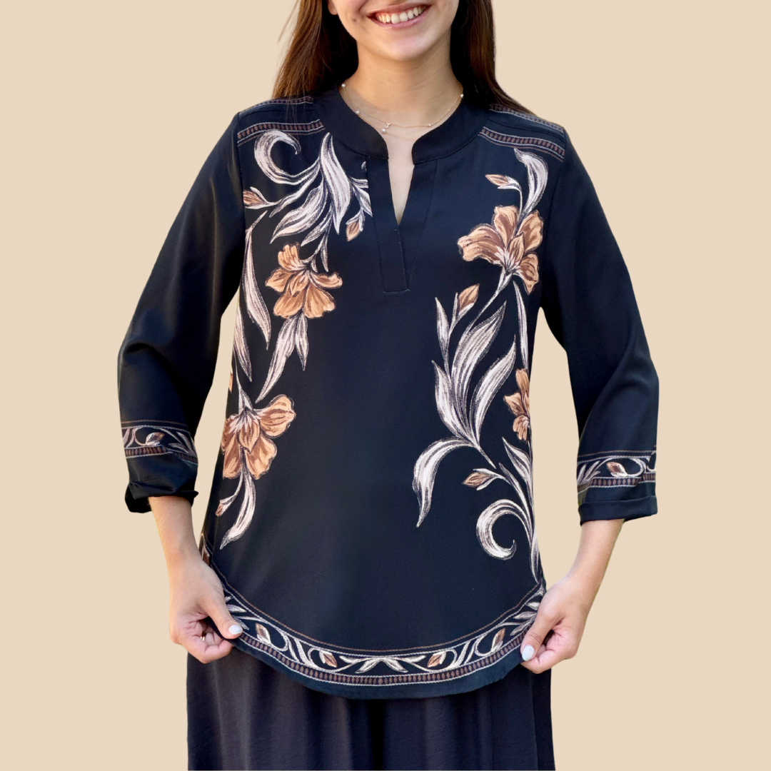 Camisa Bohemia Arena y Sombra