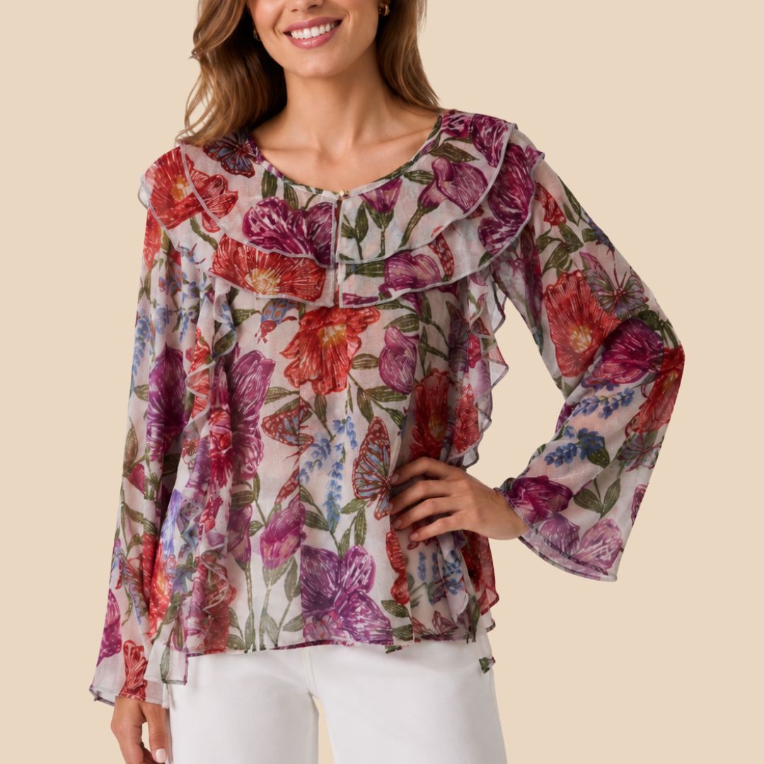 Blusa con Volados Azalea