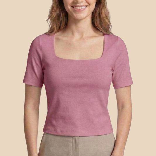 Básica Mangas Cortas Rosa