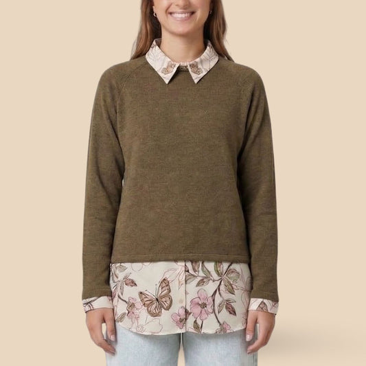 Camisuéter Carmesí