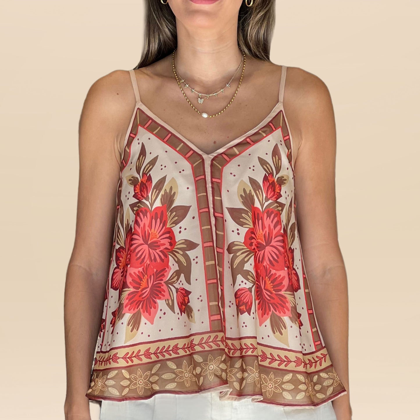 Blusa Milena Encuentro Floral