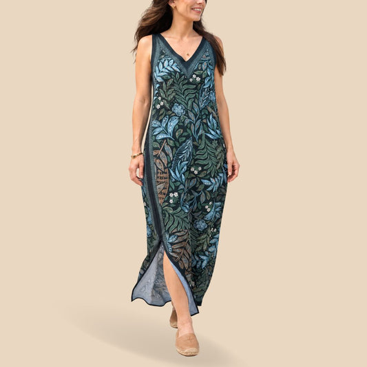 Vestido Josefina Cedro