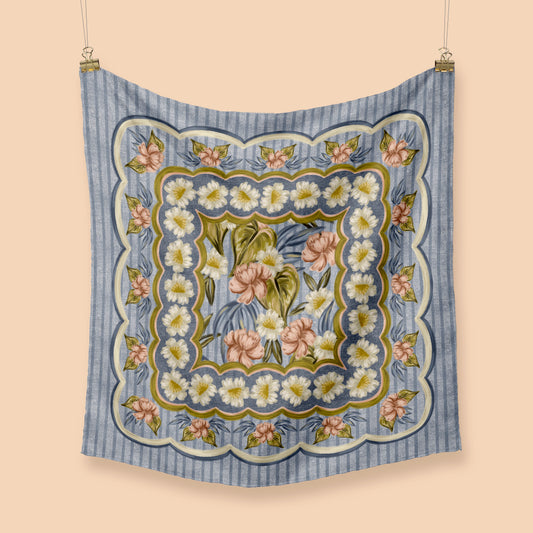 Pañuelo Jardín Marino