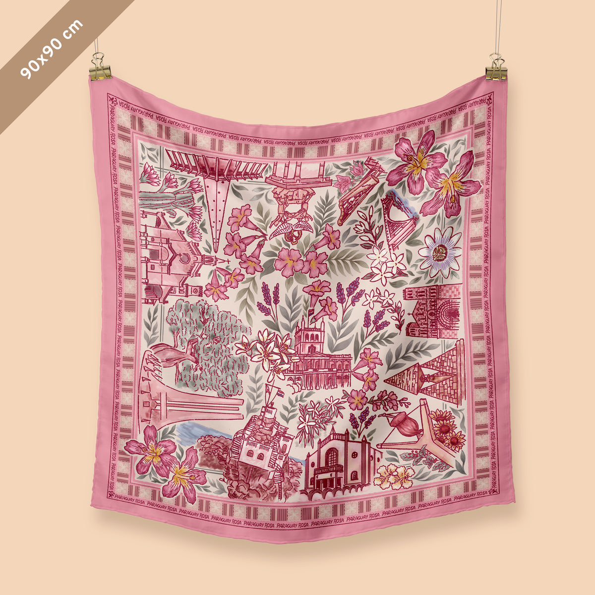 Maxi Pañuelo Paraguay Rosa