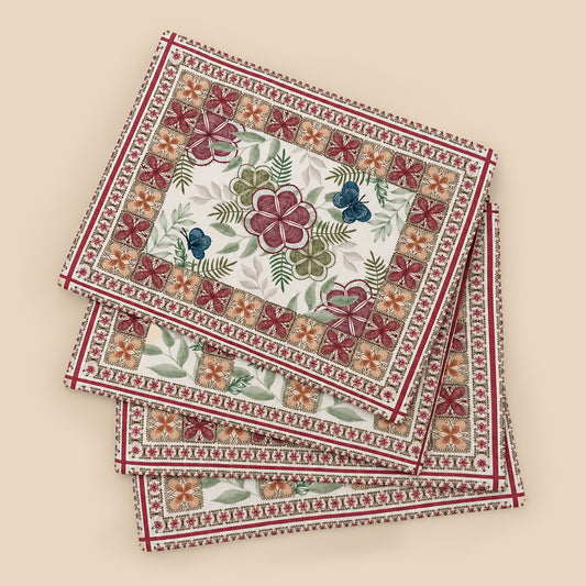 Set Individual Relieve Ñanduti