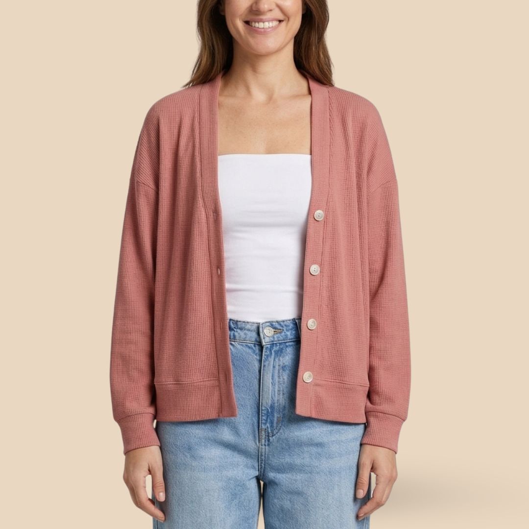 Cardigan Rosa