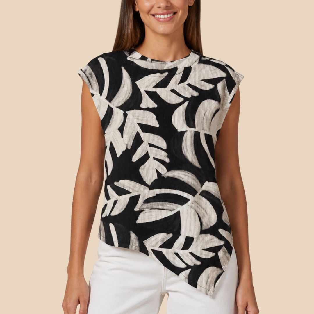 Blusa Japonesa Irregular Umbral