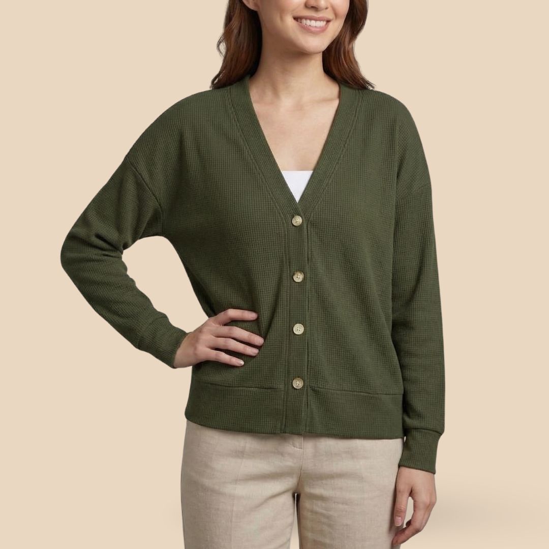Cardigan Verde Musgo