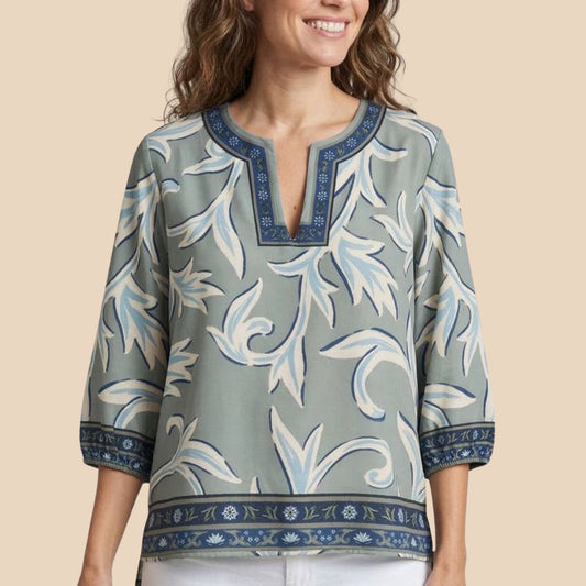 Camisa Dora Verde Colonial