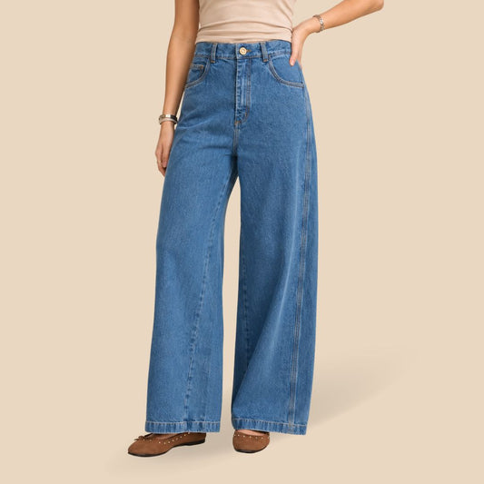 Pantalón Verónica Celeste