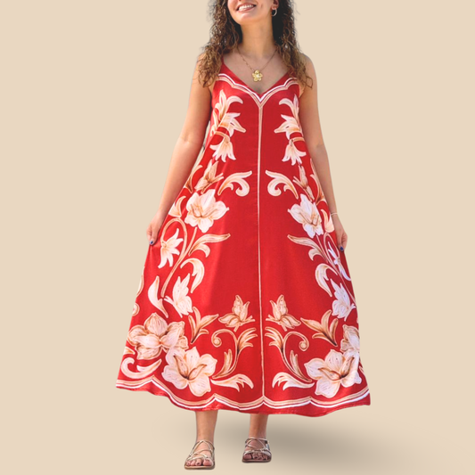 Vestido Violeta Rosal de Luz