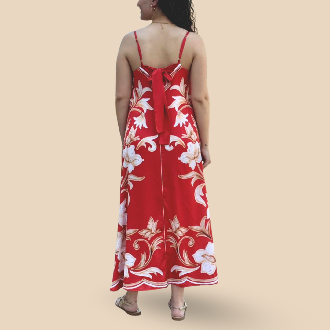 Vestido Violeta Rosal de Luz