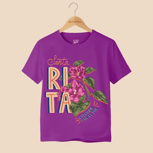 Remera Santa Rita Lila