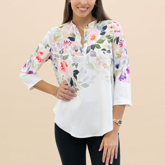 Camisa Bohemia Jardín Destello